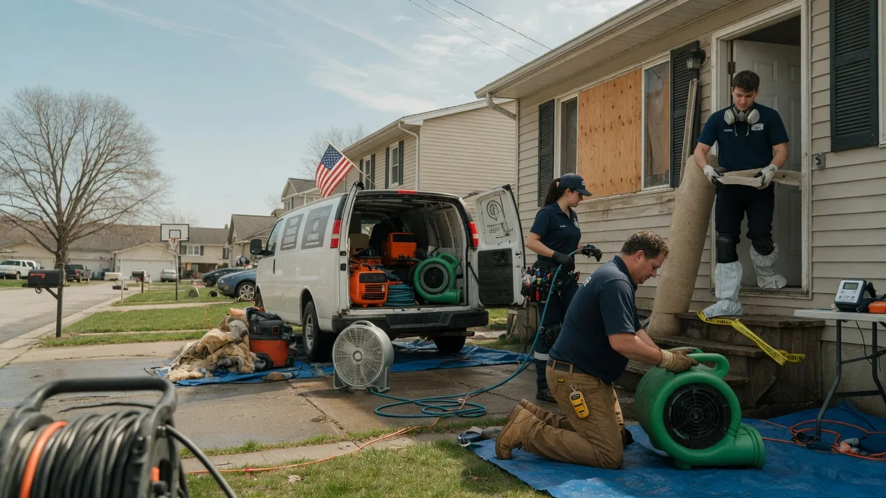 Water Damage Restoration in Fishers Landing, NY near me